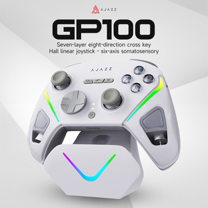 Gp100 Tùy Chỉnh Lập Trình Chơi Game Không Dây Điều Khiển PC Từ Xa Gamepad Với Rung Động Cơ Đánh Thức Con Quay Hồi Giáo Phím Điều Khiển - Product Image 3