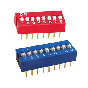5 pozisyon 10 Pin 2.54mm ROHS slayt Dip anahtarları DIP anahtarı ürün kategorisi - Product Image 6