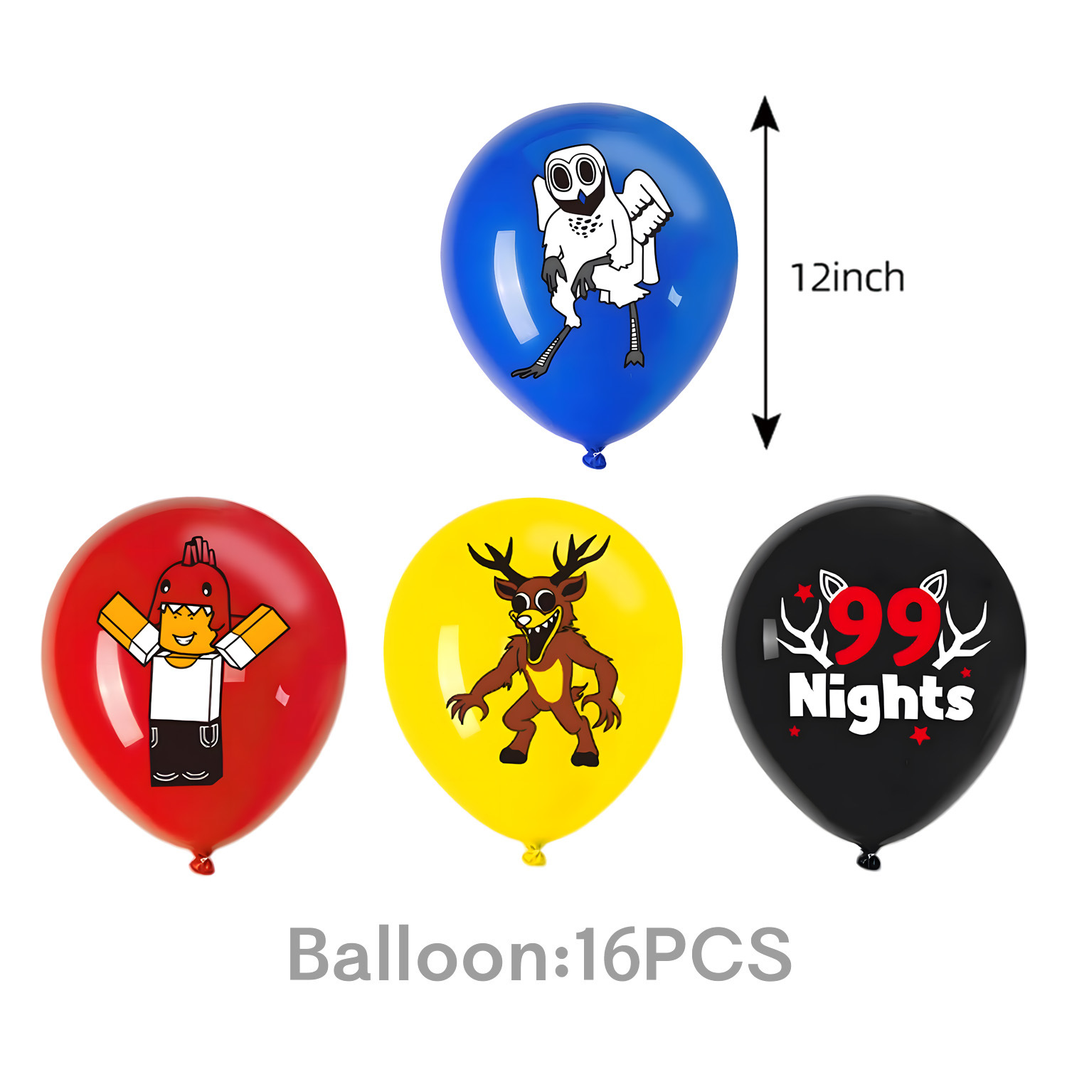 Ballons 16 pièces