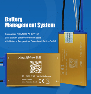 7S 24V 15A altın akıllı BMS PCB sıcaklık sensörü ile denge ile aynı Port koruma levhası ile kapalı anahtarı ile - Product Image 3