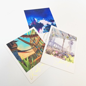 定制金箔明信片4-C印刷纸卡礼品卡，带个人签名 - Product Image 4
