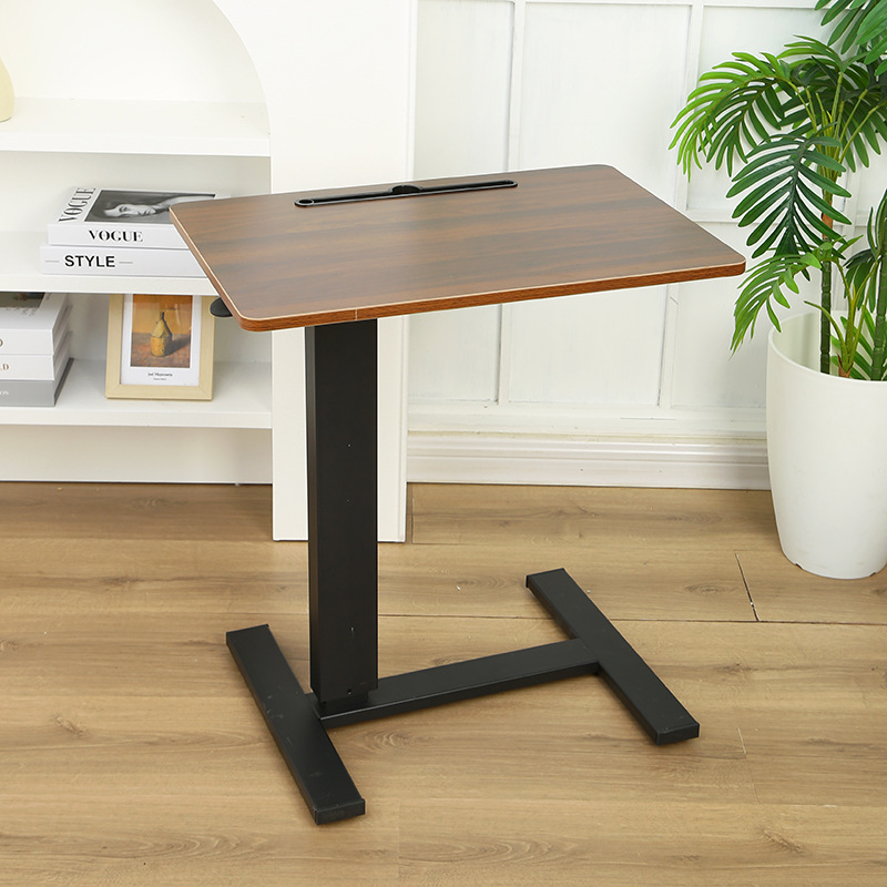 Walnut-colored, single-sided foldable at 90 degrees