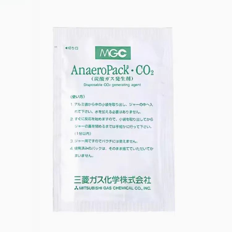 ถุงสร้างก๊าซ CO2 คาร์บอนไดออกไซด์ของมิตซูบิชิญี่ปุ่น 2.5 ลิตร C-03 AnaeroPack