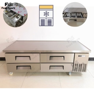 American Style 72&quot; Chef Base Refrigerator 4 Drawers Chef Base Counter Commercial Drawer Refrigerated Chef Base <strong>Chiller</strong> - Product Image 5