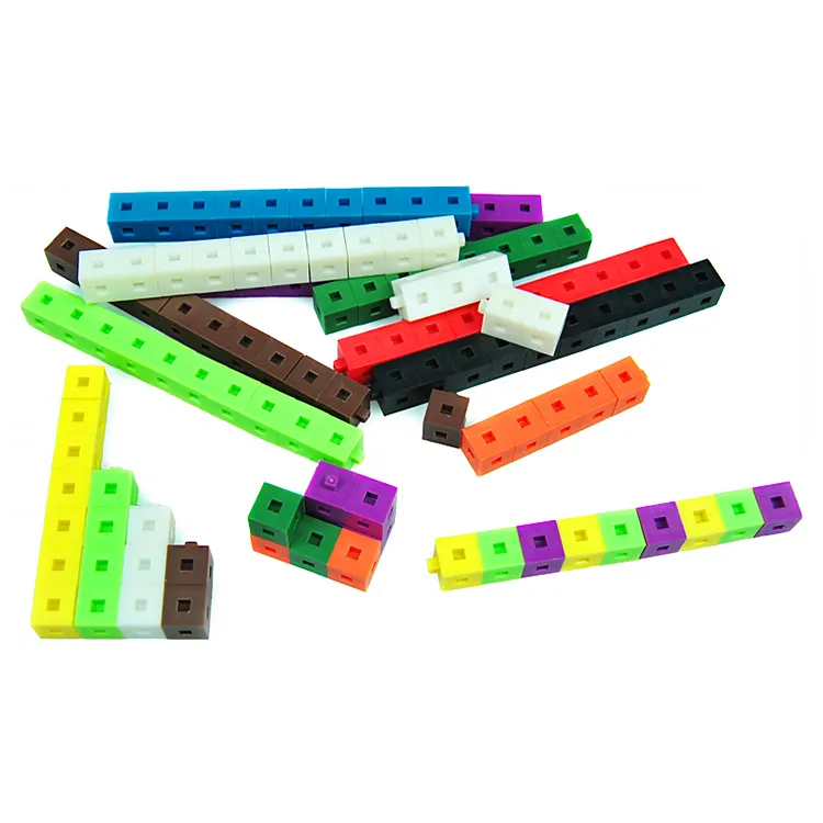 1 cm reliant cubes, cubes, du matériel éducatif de cubes