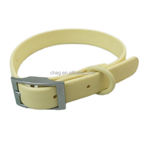 Collar de perro de PVC mate con diseño de macarrones coloridos, patrón sólido moderno con anillo en D a juego y remaches personalizados para gatos - Product Image 4