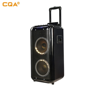 Altavoz activo estéreo de carga inalámbrica CQA 2020 de modelo privado con sistema/micrófono BT - Product Image 3