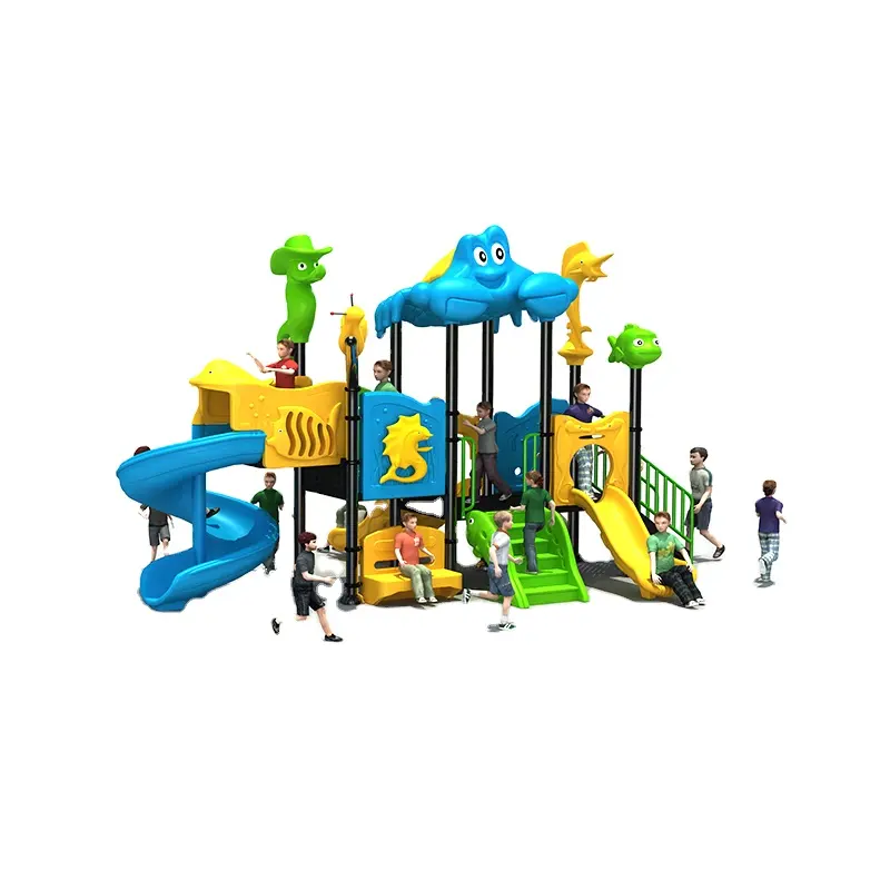 hot sale amusement park games baby plastic outdoor sport playground equipment for children