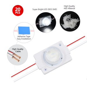 Edgelit Smd3030 Aluminum <strong>PCB</strong> 44X28MM 15*45 Beam Angle 1.5W DC12V ABS Injection Lens Signage <strong>Led</strong> Module for Light Box - Product Image 4