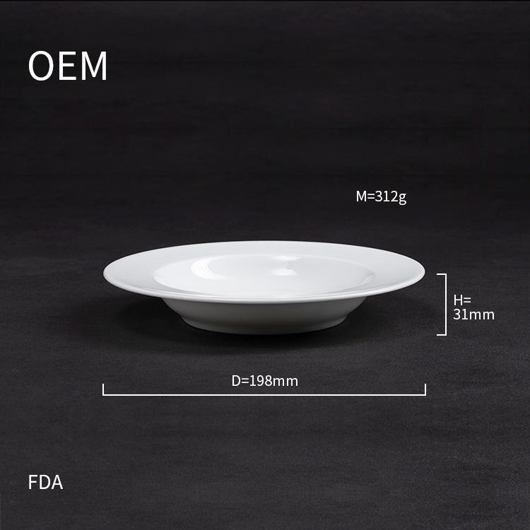 Assiette creuse à bord large 203 (isobare)