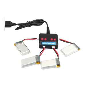 3.7V 300mAh Lithium Polymer (Lipo) bay không người lái Pin cho SYMA X11 E55 fq777 fq17w F180 Hd-1306 RC xe ô tô UAV Pin cho bay không người lái - Product Image 5