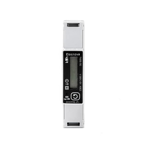 Medidor de energía eléctrica monofásico 230V 10(100)A Medidor de energía de Riel Din Modbus con interfaz RS485 - Product Image 2