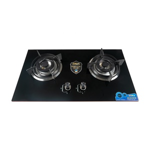 <strong>Black</strong> LPG NG Built in Tempered Glass Top Cooktop 2 burner <strong>Cooker</strong> <strong>Gas</strong> Stove - Product Image 3