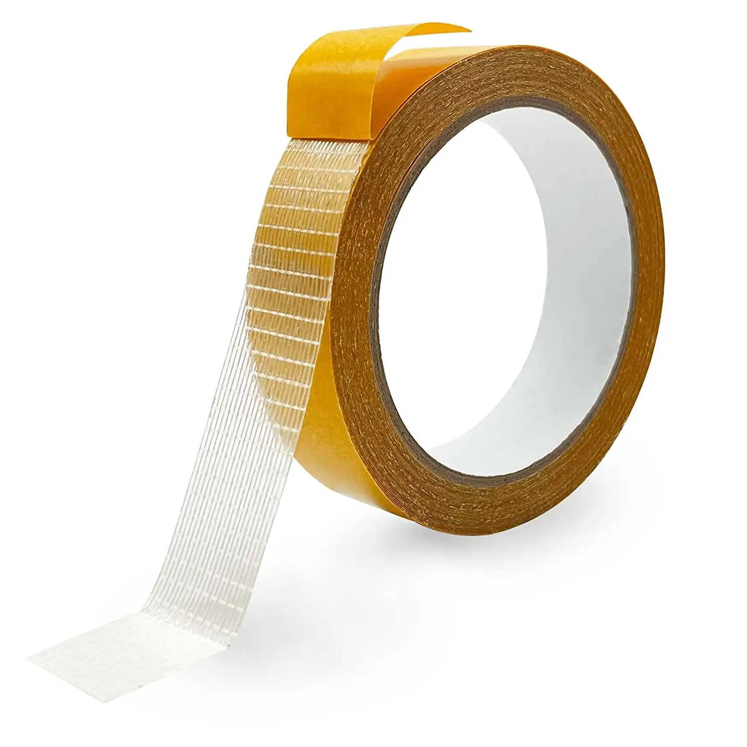 BP Floor Fabric Double-sided Adhesive Grid Tape Yellow High-adhesive Strong Carpet Tape For Wedding Party Exhibition
