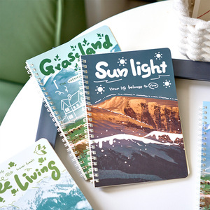 A5 Coil <strong>Book</strong> Enjoy Life Series Ins Landscape Literary Handbook Notebook Spiral Notebook Diary Journal School Exercise <strong>Book</strong> - Product Image 3