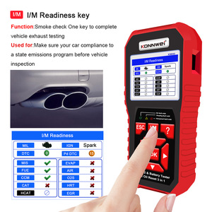 NCFKOS, herramientas de diagnóstico automático, escáner de diagnóstico de coche, escáner Digital Obd2 y probadores de batería, herramienta de escaneo KW890 con reinicio de servicio de aceite - Product Image 6