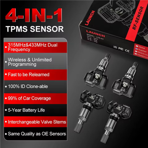Launch Creader 5011 V2 with 8 Universal Sensors Tire Pressure Monitoring System TPMS Activation Tire Pressure Sensor Programmer - Product Image 6