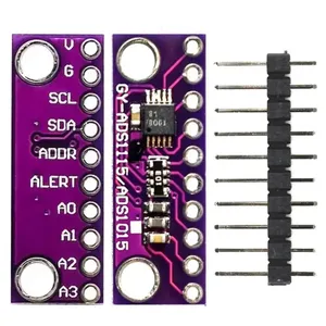 16 Bit I2C ADS1115 ADS1015 Modul ADC 4 Kanal mit Pro Gain Verstärker 2,0 V bis 5,5 V für Arduino RPi - Product Image 6
