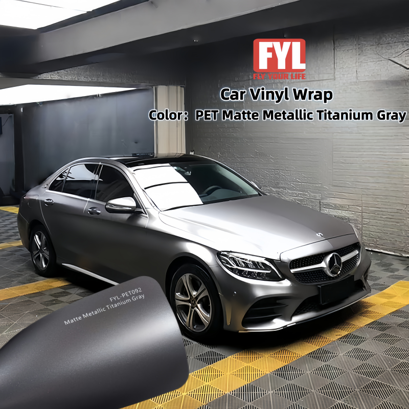 PET-Matte Metallic Titanium Gray