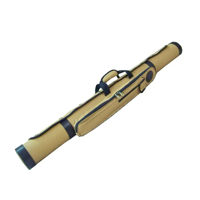 Outdoor Fly Fishing Rod Tube Case Travel Fishing Storage Hard Case with Strap for Easy Carrying