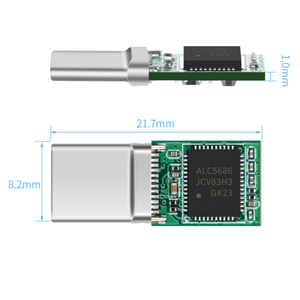 32BIT 384KHz Type-<strong>C</strong> Plug Single Crystal Vibrating ALC5686 Chip Module Mobile Phone Connector - Product Image 4