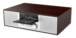 ระบบไฮไฟขนาดเล็กกะทัดรัดพร้อมวิทยุ FM USB/AUX เครื่องเล่น CD/DVD/VCD แบบพกพาเครื่องเล่น MP3 LED สีเหลืองอำพัน - Product Image 2