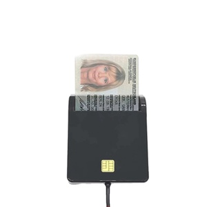เครื่องอ่านสมาร์ทการ์ด X01แบบ USB สำหรับบัตรธนาคารเครื่องอ่านบัตร ic/id เครื่องอ่านบัตร EMV คุณภาพสูงสำหรับ Windows 7 8 10 Linux OS USB-CCID 7816 - Product Image 2