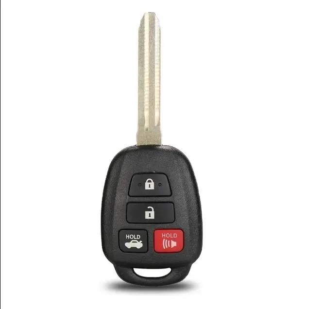 Clé de voiture à distance à 4 boutons sans puce Toyota Camry Corolla 2012 2013 2014 2015 2016 2017 Remplacer la clé intelligente