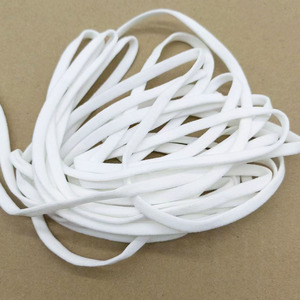 <strong>Elastic</strong> Thread Ear Band Cords White Round Spandex Nylon 3mm Earloop Cord Band <strong>Elastic</strong> <strong>String</strong> for FaceMask Cord - Product Image 4