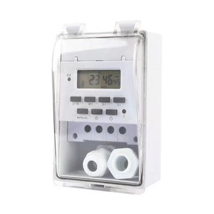 QJC Waterproof KG316T-F <strong>Timer</strong> Switch <strong>LCD</strong> <strong>Display</strong> Programmable Time Controller Lighting Timing <strong>Control</strong> With Blackout Memory