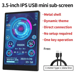 Secondary Screen DIY <strong>Computer</strong> Monitor 3.5 Inch IPS TYPE-C ,USB-TYPE C Secondary Screen for Windows Built-<strong>in</strong> <strong>Software</strong> - Product Image 6