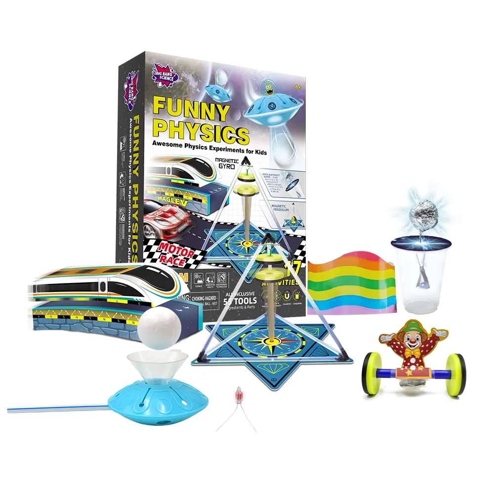 Attrezzature educative di fisica scuola scienza giocattolo esperimento Kit magnete Set di educazione scientifica giocattolo per i bambini a scuola aula