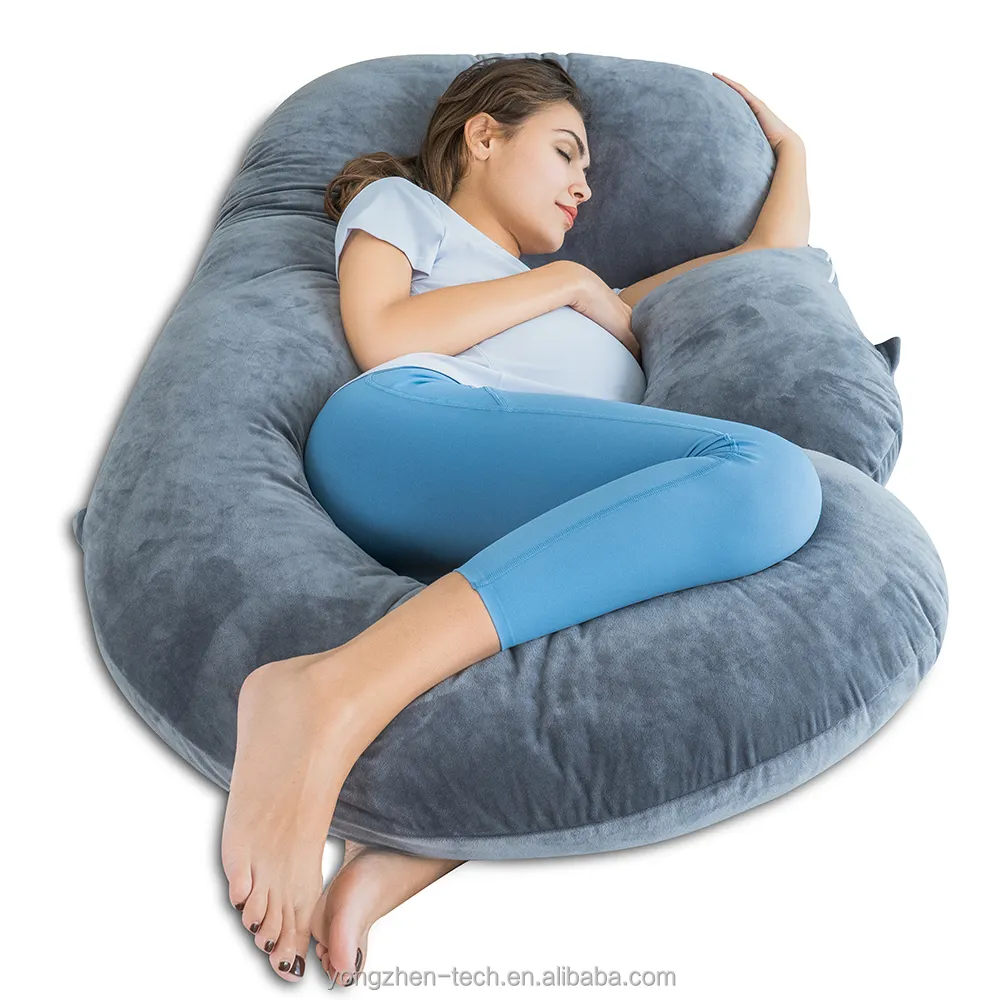 Comfortable Top Sale High Quality E Shape Full Body Pregnancy Pillow For Pregnant Woman