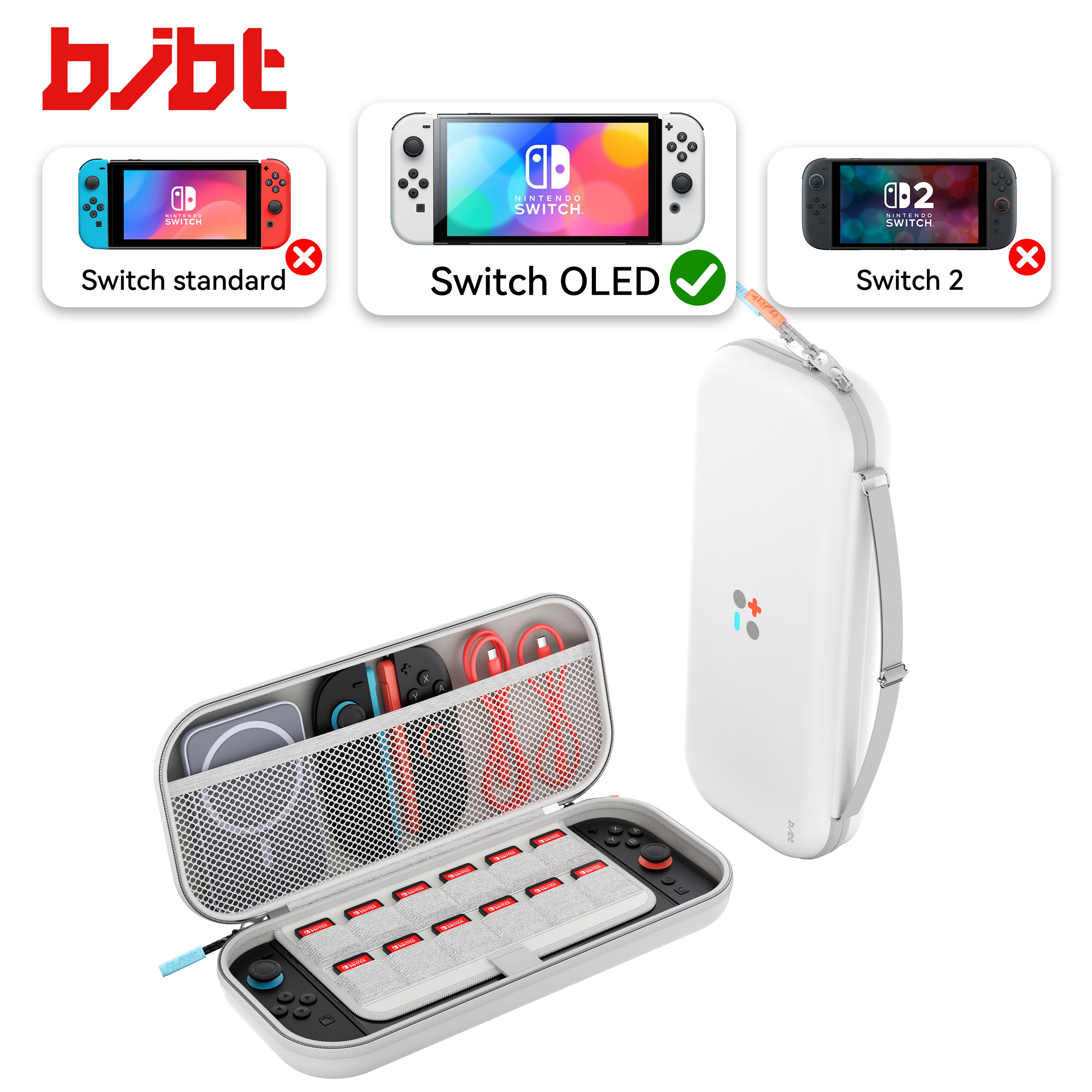 O+O- Blanco para Switch OLED