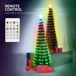 クリスマスライトリモコンクリスマスツリー飾り文字列ライトRGB音楽リズム機能防水ライト - Product Image 5