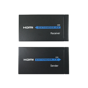 Extensor de interfaz Multimedia de alta definición Saikiot 1080p Ethernet IP TCP convertidor de señal LAN 60m 120m carcasa del receptor - Product Image 4