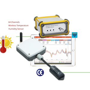 Monitor de temperatura y humedad inalámbrico con salida RS485 a prueba de agua multicanal - Product Image 1