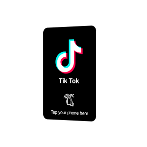 Anpassbares NFC-QR-Code-Tag Google TikTok Ins Bewertung PVC-Karte Wasserdichte doppelseitige Business-Tag-RFID-Kommunikation schnitts telle - Product Image 2