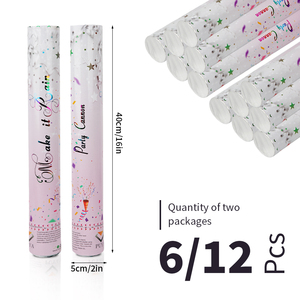 مصنع الجملة الدورية أنابيب زهرة الزفاف حلويات مدفع يده حزب بوبر & رذاذ لحفلات الزفاف والحفلات - Product Image 5