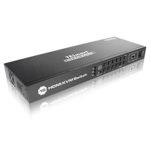 用于工程项目EDID 4k30hz HDMI KVM交换机的16端口USB2.0集线器16in 1out提取器热插拔