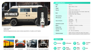 Rastreador GPS de función múltiple para la ubicación del número de teléfono celular del vehículo Precio al por mayor Dispositivo de seguimiento Localizador de flota - Product Image 5