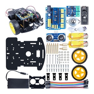 MINI Ultraschall Hindernis vermeidung Roboter Auto DIY Programmier bares Smart Car Robot Kit Bildung Starter Kit