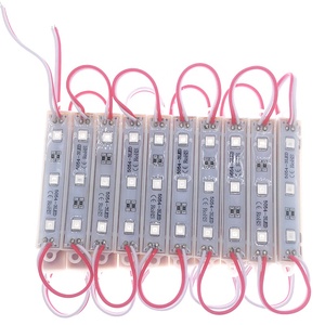 12V modülü led 5054 7211 kırmızı ışık 0.75w 3 led su geçirmez ip65 5054 led modülleri - Product Image 2