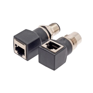 Fábrica M12 4 8 pines a RJ45 Adaptador A D X Código Ethernet PROFINET Adaptador - Product Image 1