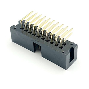 2.54mmピッチ2x10ピン20ピンストレートオスシュラウドボックスヘッダーIDC長方形コネクタ - Product Image 1