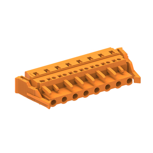 Bloques de terminales de resorte de la serie MCS, bloque de terminales eléctrico enchufable, Conector de bloque de terminales de paso de 7,62mm MCS - Product Image 1
