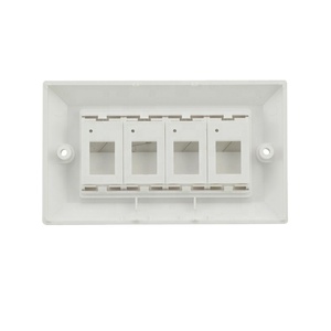 LIYUAN LY-FP41+LY-FP44 UK Keystone Jack Faceplate for <strong>Networking</strong> Cable <strong>Solution</strong> for Use in China - Product Image 2