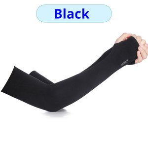夏季防晒冰丝袖驾驶防晒钓鱼骑防晒透明袖男童护臂袖套 - Product Image 2
