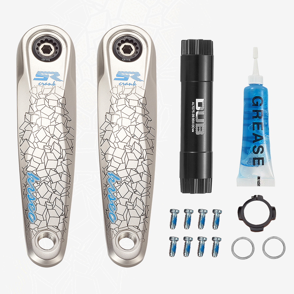 Titanium color-blue label