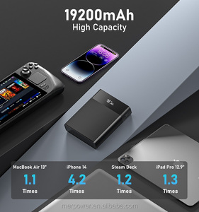 PD 65W Power Bank 2 <strong>Input</strong> Ways 3 <strong>Outputs</strong> Simultaneously for Mobile Phone Notebook Portable <strong>Devices</strong> Fast Charging - Product Image 5